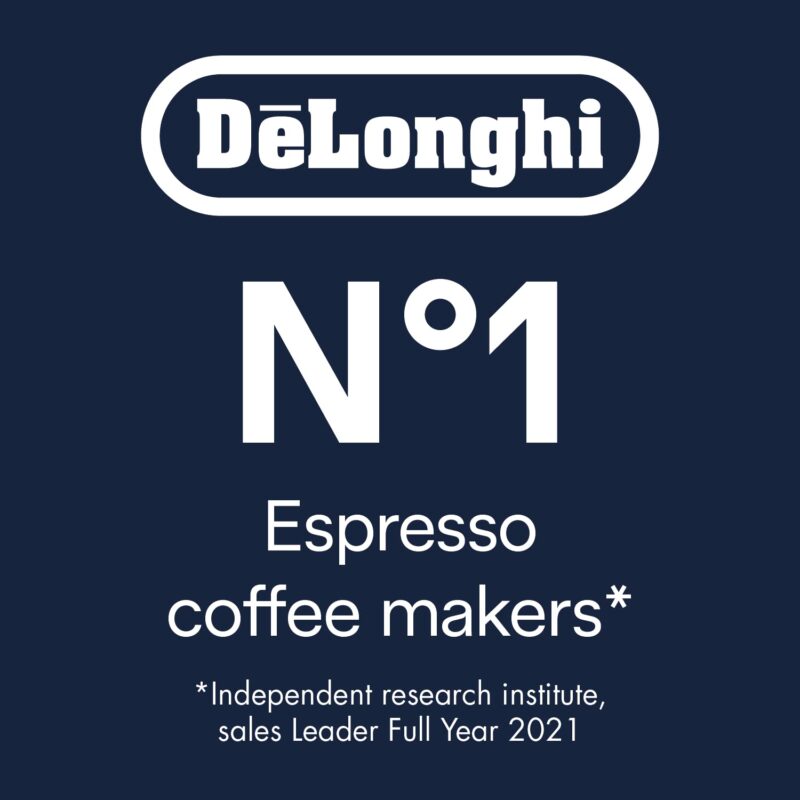 De’Longhi Magnifica ECAM222.20.B – Automatic Bean-to-Cup Espresso Machine with 4 One-Touch Recipes & Milk Nozzle, 1450 W (Black) - Image 15