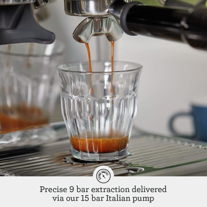 Sage Barista Express Bean to Cup Coffee Machine – Built-in Grinder & Milk Frother, Brushed Stainless Steel Espresso Maker - Image 5
