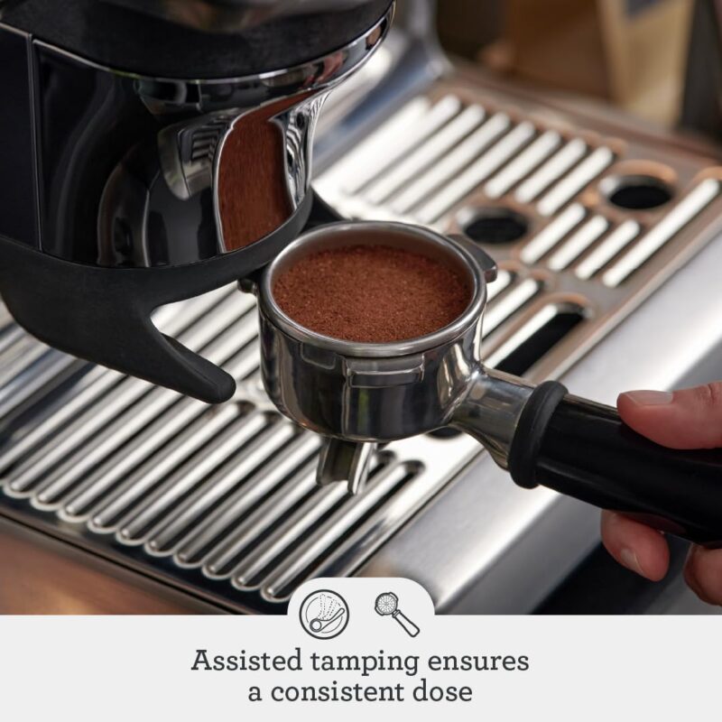 Sage Barista Express Impress – Bean-to-Cup Espresso Machine with 25-Setting Grinder & Milk Frother, Brushed Stainless Steel - Image 3