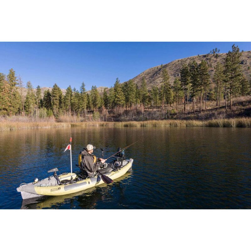 Advanced Elements StraitEdge Angler – 10’6″ Inflatable Fishing Kayak with AirFrame PRO Seat & Accessory Frame System - Image 3