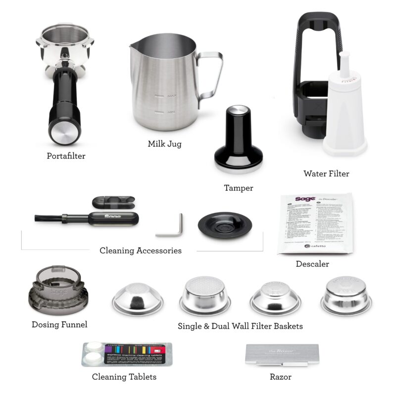 Sage Barista Pro Espresso Machine – Bean-to-Cup with Integrated Grinder, ThermoJet Heating & Milk Frother, Brushed Stainless Steel - Image 16