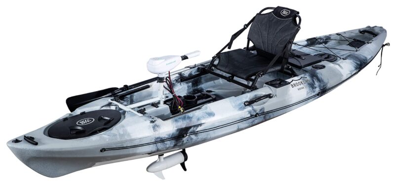 BKC Brooklyn 12.0 Pro 12′ Sit-On-Top Fishing Kayak – Pedal & Motorized (Flipper, Propeller, or Trolling Motor) - Image 2